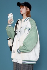 秋装新品潮韩版夹克棒球服男女2023中性风休闲刺绣外套8013-P95，男装夹克，电商A441-1