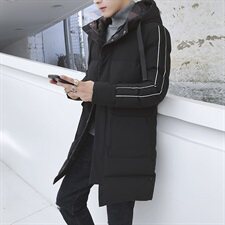 2021新款男士中长款棉衣冬季棉服外套加厚棉袄DS209T，男装棉衣，电商A102