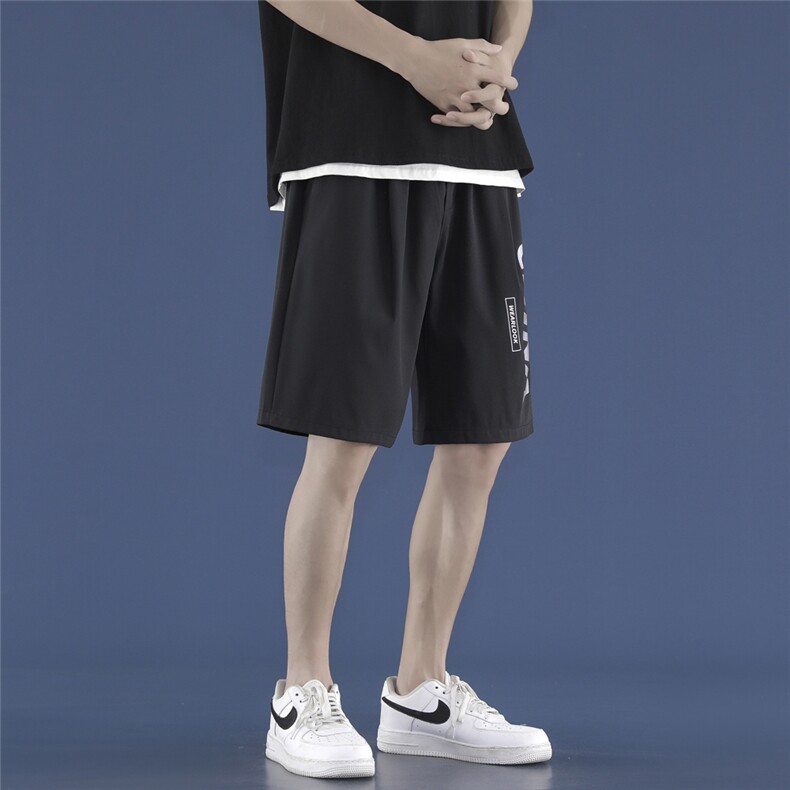 裤子男夏季2023新款短裤五分裤潮牌休闲男士运动裤P25，男装休闲裤，星座718-1