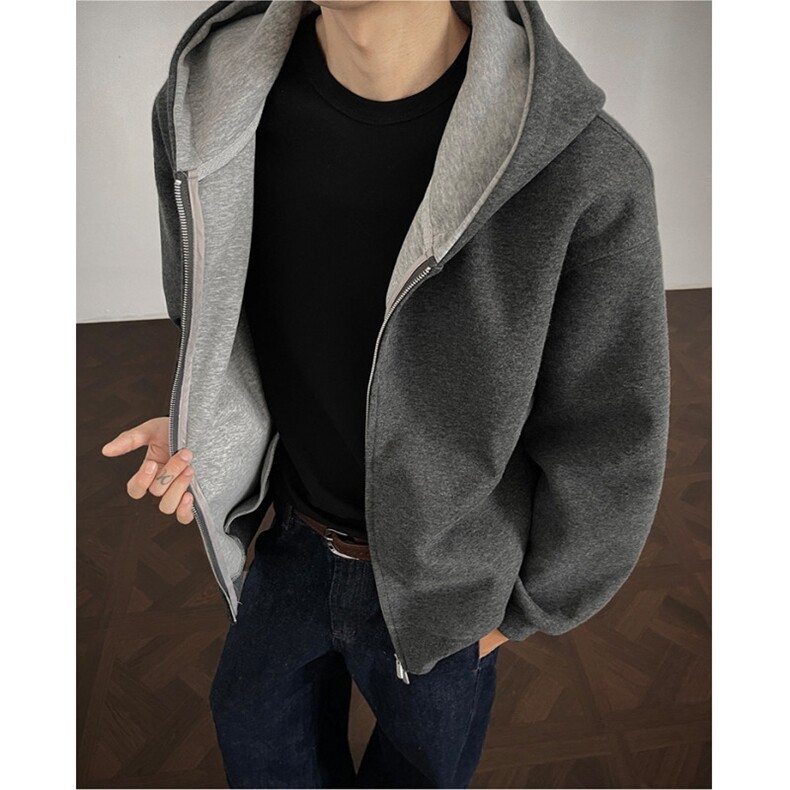 5448-P78美式高级感潮牌痞帅撞色连帽cleanfit卫衣外套，女装卫衣/绒衫，星座617A-2