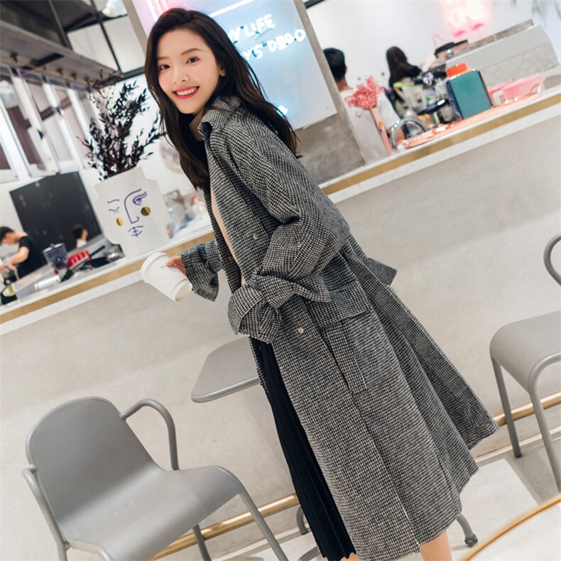 现货已出8511B-88992021新款风衣式呢料以上,女装毛呢外套,惟卡贝娜