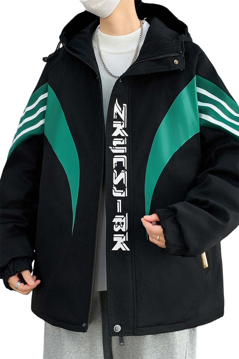 男青年休闲工装加绒夹克加绒加厚夹克棉服保暖外套LH6893-P100,男装夹克,星座1105-3