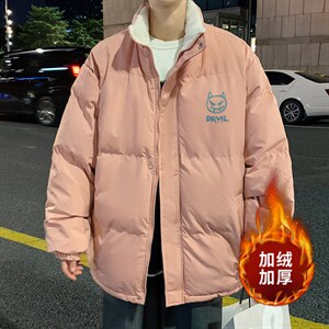 ！2023冬季加绒加厚里面男士棉衣潮牌情侣棉服外套MY111特P78图片