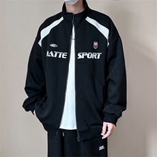 现货新款刺绣立领夹克外套男潮牌时尚休闲上衣A351-AW2518-P110，男装夹克，电商A351