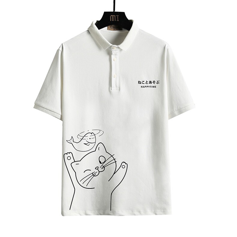 PL57133-P35翻领短袖polo衫男大码胖子半袖t恤男有领保罗衫,男装Polo衫,电商A040A