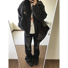 【有货】底特律夹克男款春秋美式水洗做旧短款工装外套Y188CC-P75，男装夹克，星座1007（原301D）
