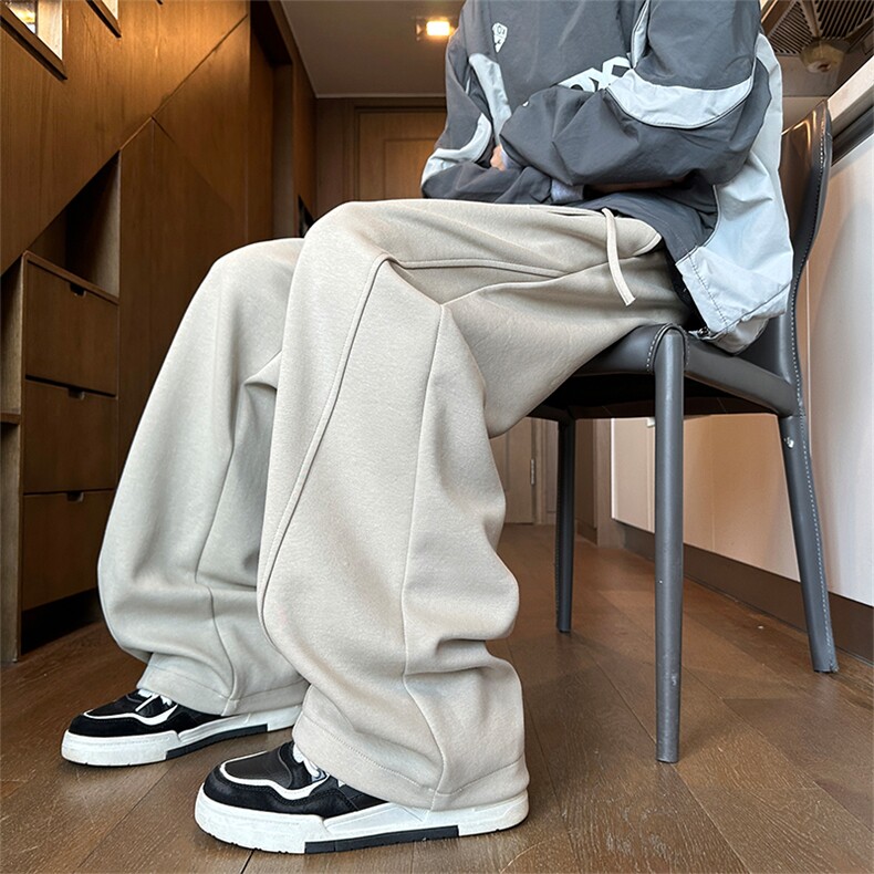 休闲弯刀裤宽松直筒运动卫裤A481特P40控68,男装休闲裤,电商A309