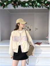 春现轻风刺绣印花小外套B190-501-P140-K198，女装短外套，2B190