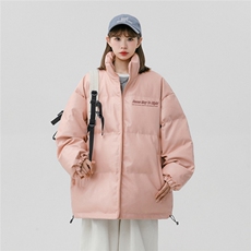 中性风新款冬季时尚百搭宽松PU皮棉服外套MY455P115控158，男装棉衣，A247A