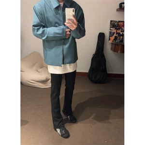 【有货】cleanfit蓝色短款外套男高级感痞帅行政夹克Y165LL-特P55图片