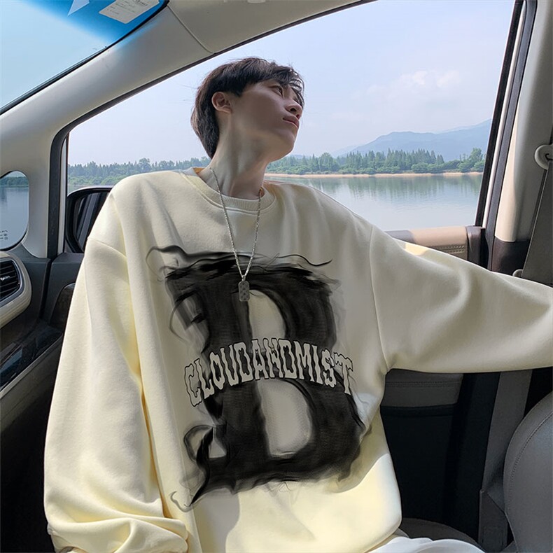 2024秋季男潮流休闲wycm7829卫衣圆领纯棉特批28控49,男装卫衣,星座605(原A050)