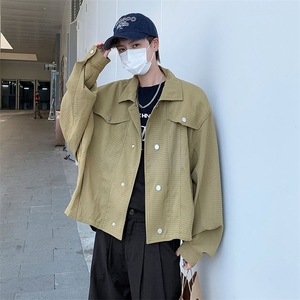 夹克男2023春秋季休闲随性户外防风男士薄款潮流JK0380-P50图片