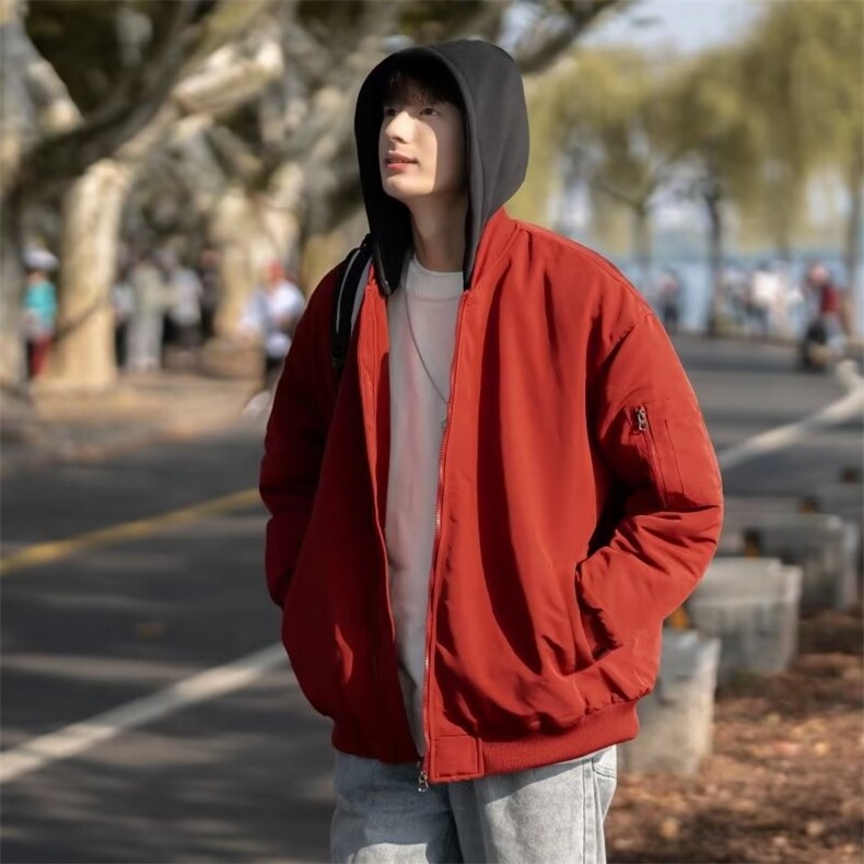 假两件棉衣男冬季棉袄外套韩版潮流面包服A115P92,男装棉衣,星座1116-2