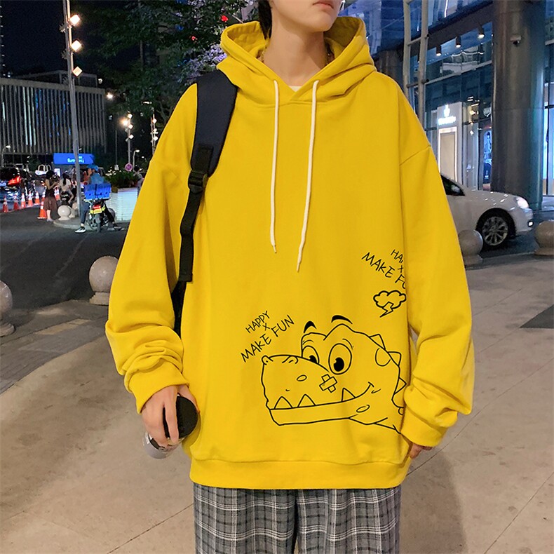 WY2136-P35加绒款-P40纯棉连帽卫衣男大码运动帽衫宽松薄外套男,男装卫衣,电商A040