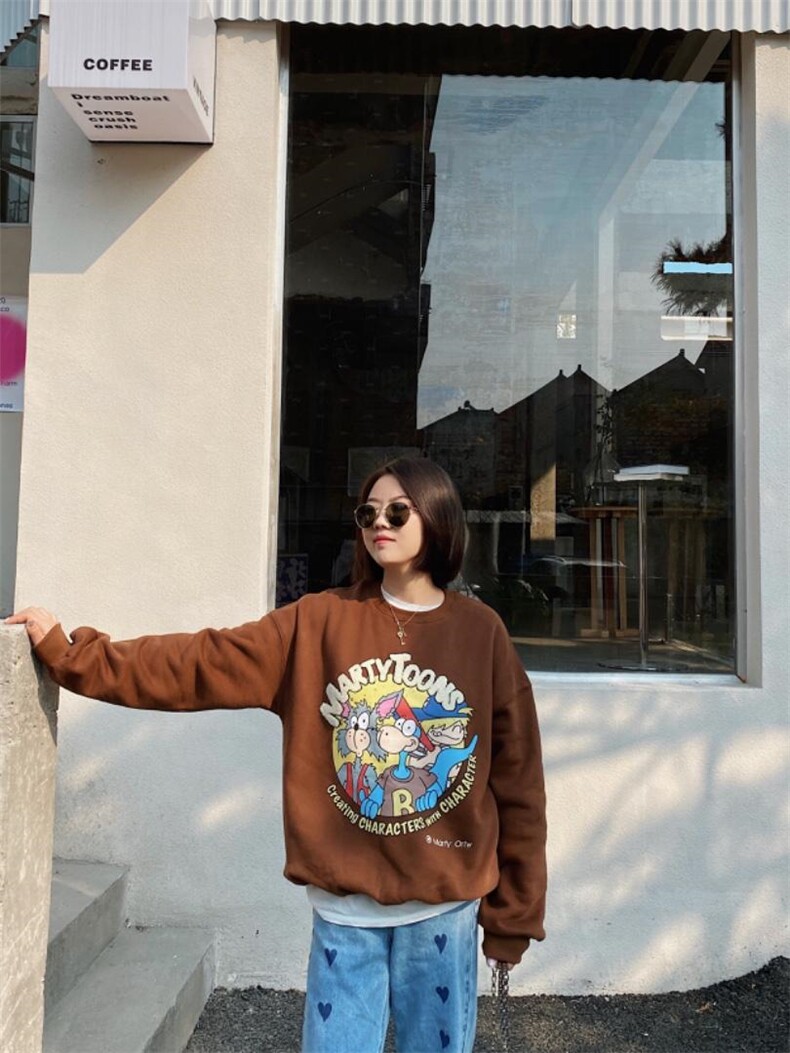 2021/加绒卫衣/NEW，女装卫衣/绒衫，潘朵拉