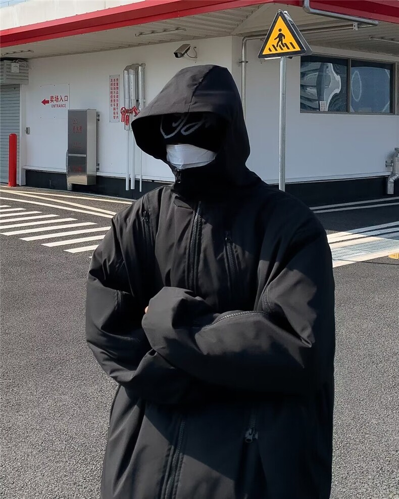 冲锋衣外套男春秋季2024新款潮牌机能工装高级感衣服夹克M75,男装夹克,星座1116A-1（原606A）