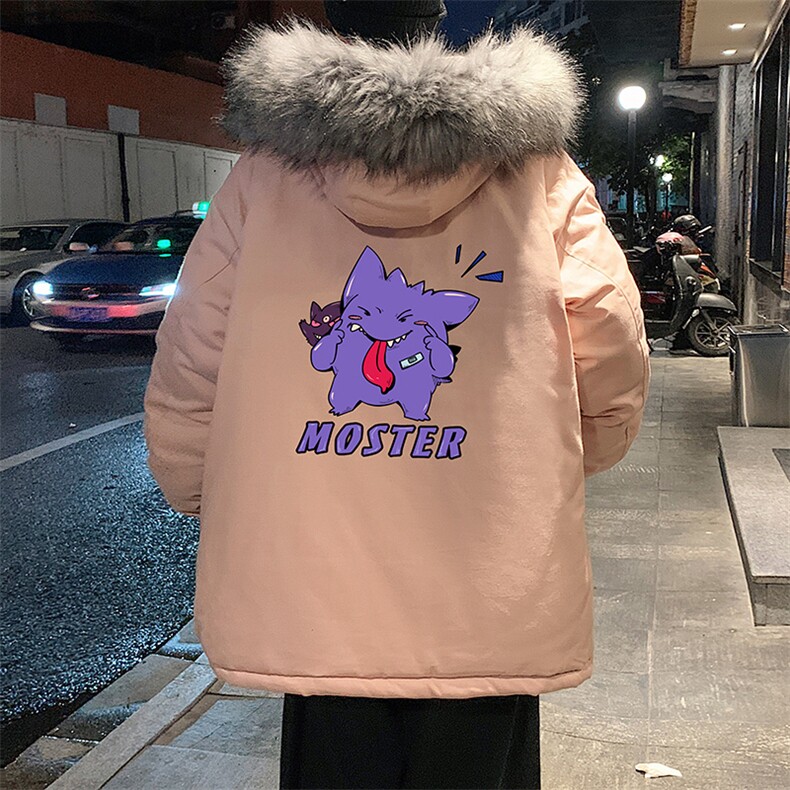 MM48087-P130冬季大毛领棉衣男士大码加厚棉袄男棉服,男装棉衣,电商A040
