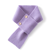 冬季儿童2扣小围巾时尚百搭通勤简约休闲，围巾，朴石羊绒