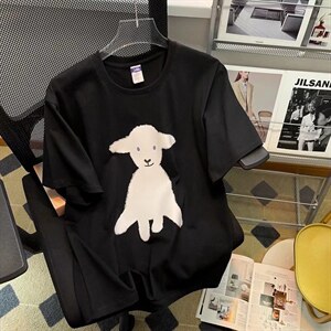 男圆领T恤宽松短袖T513P30图片