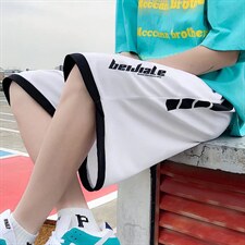 2023新款韩版宽松休闲裤夏季美式宽松运动五分裤K3321-P25，男装休闲裤，星座512-2