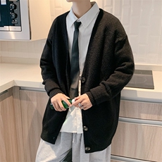 ！2023秋季男士开衫毛衣百搭纯色针织衫外套上衣M900P65控78，男装针织衫/毛衣，电商B220