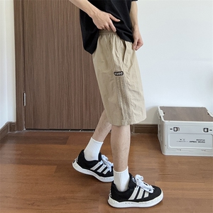大量现货 美式复古速干短裤男夏季宽松百搭条纹休闲裤DK706-P40图片