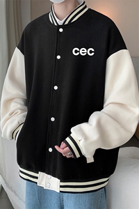 摇粒绒棒球服男大码开衫卫衣男夹克 BF86294-P65图片