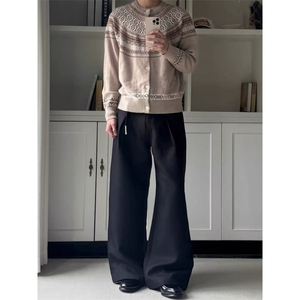 秋冬新款费尔岛老钱风针织毛衣开衫百搭外套MY2596批70图片