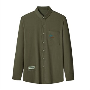 男长袖衬衫商务秋冬季纯棉衬衣男士内搭中年寸衫上衣BJY8807-P80图片