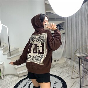 秋季新款连帽拼接卫衣外套,女装卫衣/绒衫,9·9九尚逸品