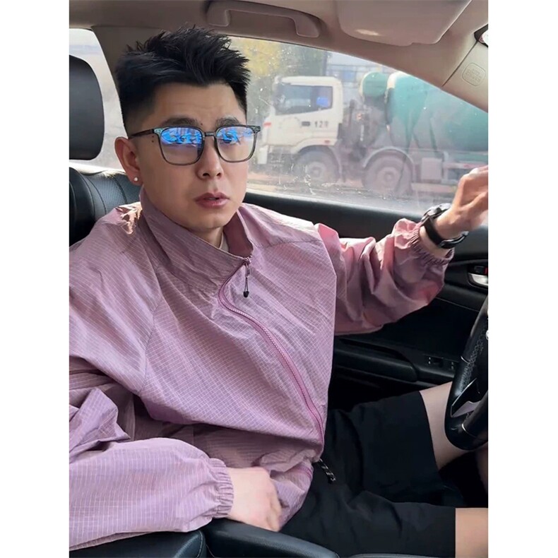 网图有货夏季户外尼龙迷彩男女防晒衣薄款多色格纹外套A539-P60，男装夹克，星座1505