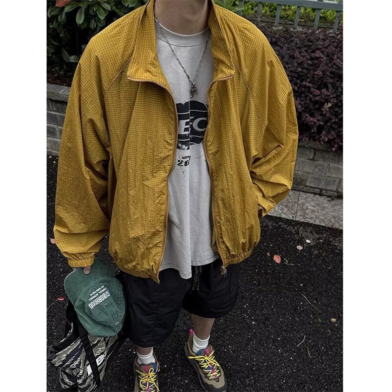 夏季户外尼龙男女防晒衣薄款多色格纹外套W990-P58,男装防晒衣,星座910B