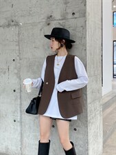 马甲，女装马夹，羽林逸人