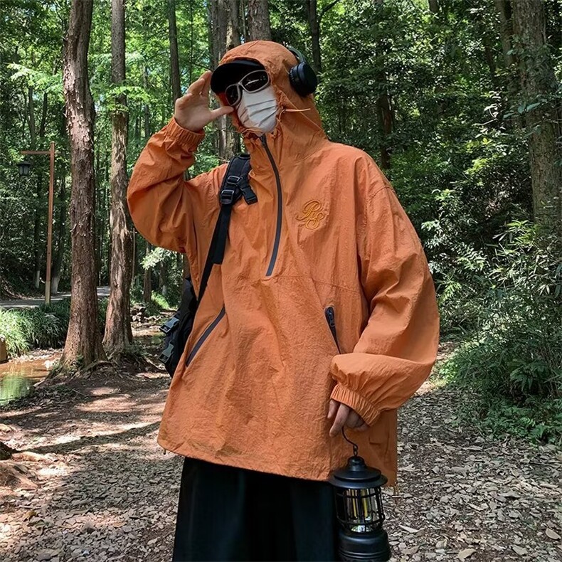 青春流行男夹克文艺潮外套刺绣防晒衣P36,男装夹克,星座1116-2
