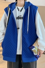 【新品】8856-P562026年春季新款开衫连帽卫衣男无袖休闲宽松，男装卫衣，星座1206-1（原A206-1）