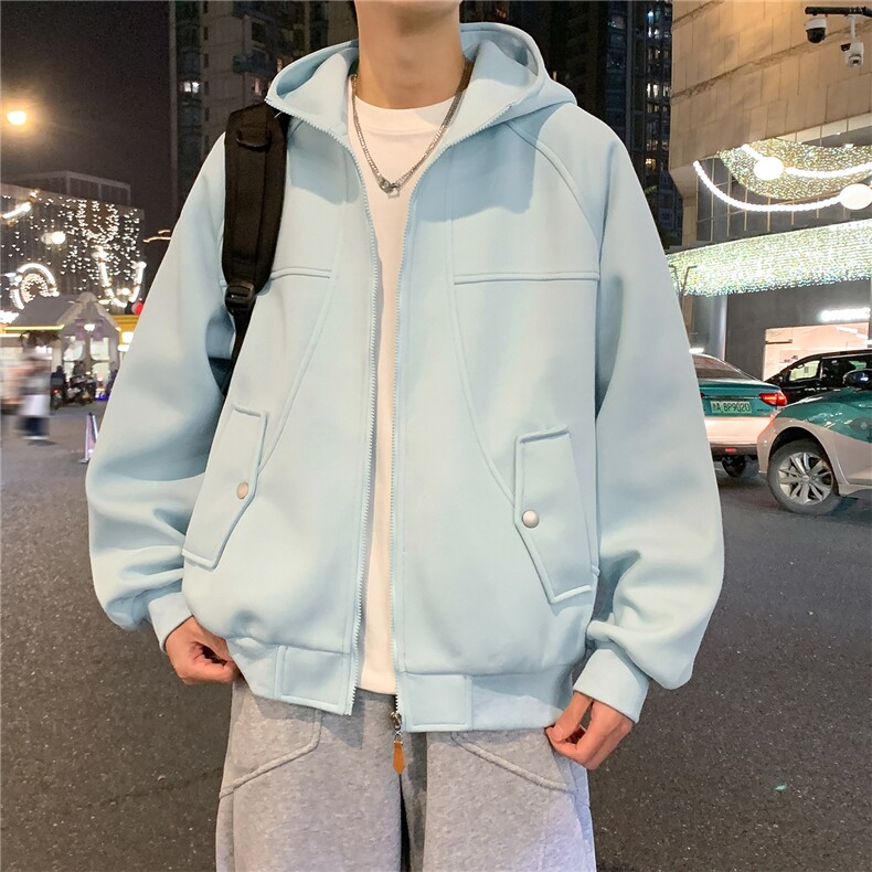 现货春季连帽夹克男ins原宿风宽松外套WY5510-P70,男装夹克,星座308B-2