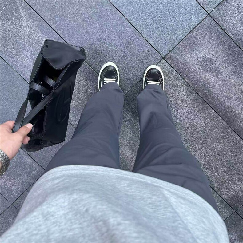 lulu同款高弹韧性夏季瑜伽裤弯刀裤训练健身直筒休闲裤213P30,男装休闲裤,电商D256-1(原A064-1)