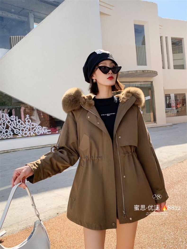 2021冬装派克服休闲时尚袖子拉链,女装其它,蜜思优沫