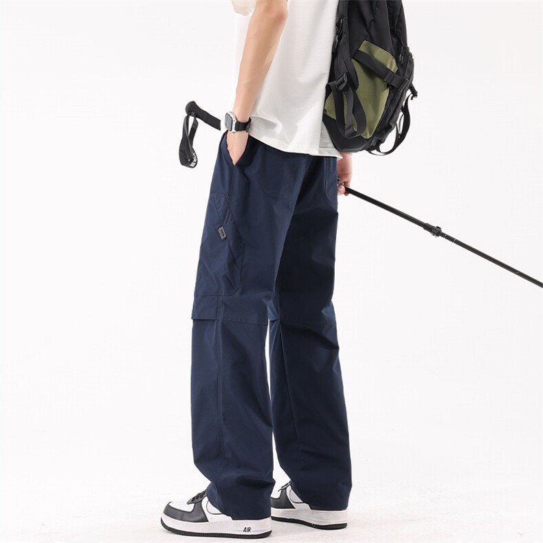抖音品质裤子户外伞兵裤男春秋季新款显高A146-GY262特p25量大优,男装牛仔裤,HDA146