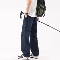 抖音品质裤子户外伞兵裤男春秋季新款显高A146-GY262特p25量大优，男装牛仔裤，HDA146