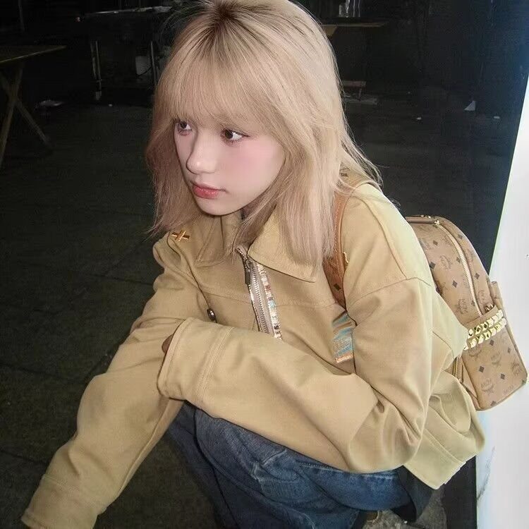 美式复古刺绣翻领外套女新款宽松情侣百搭工装夹克WJK9368,男装夹克,星座208-5
