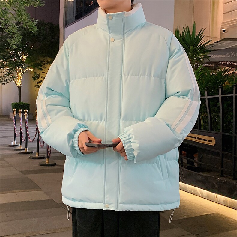 秋冬季约会棉服情侣款潮流加厚外套男女MY4602-P75,男装棉衣,星座1204
