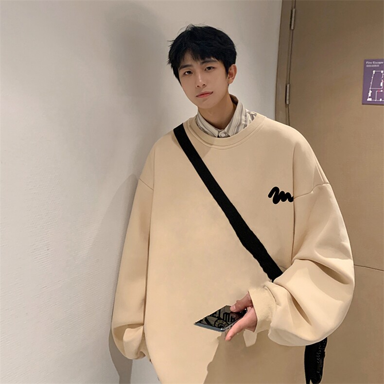 抖音供货、复合重磅360克现货圆领卫衣宽松D223A-YL2361-特P28,男装卫衣,电商019-1