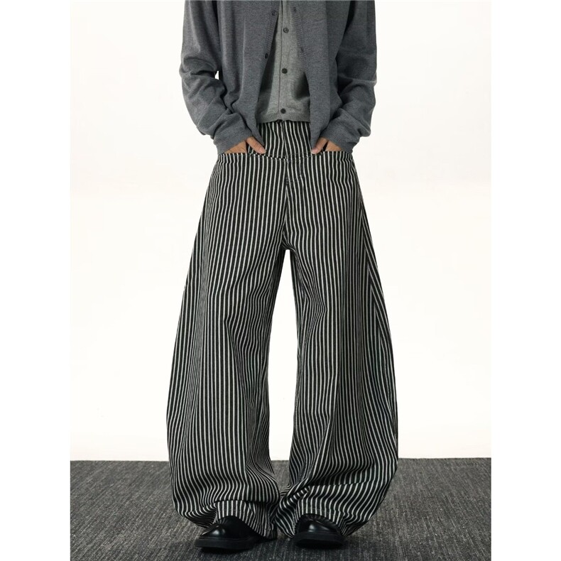 原宿文艺气质慵懒潮流新款时尚流行日系休闲裤简约百搭ins，男装休闲裤，星座506A