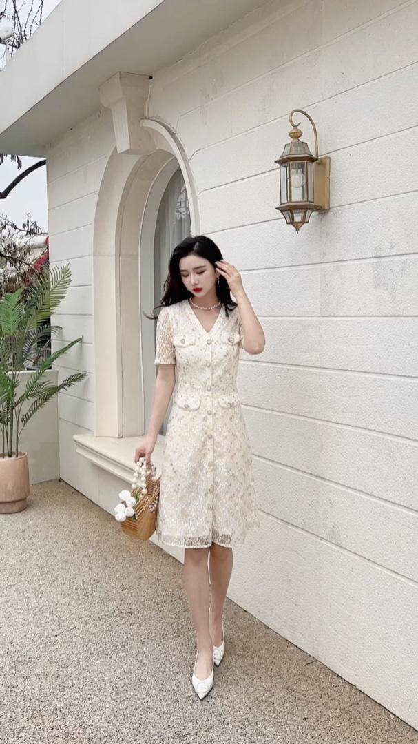 2023夏装连衣裙，女装连衣裙，贻思茗