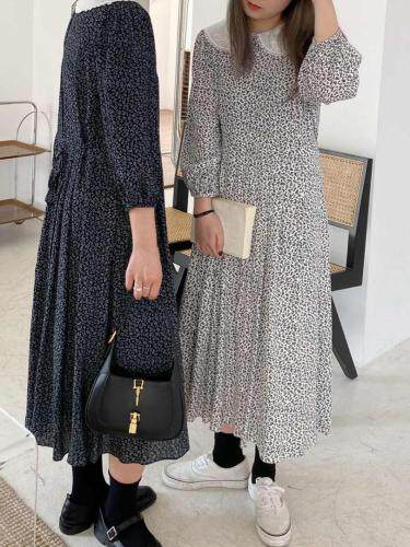 春季新款-小碎花连衣裙，女装连衣裙，LUCY