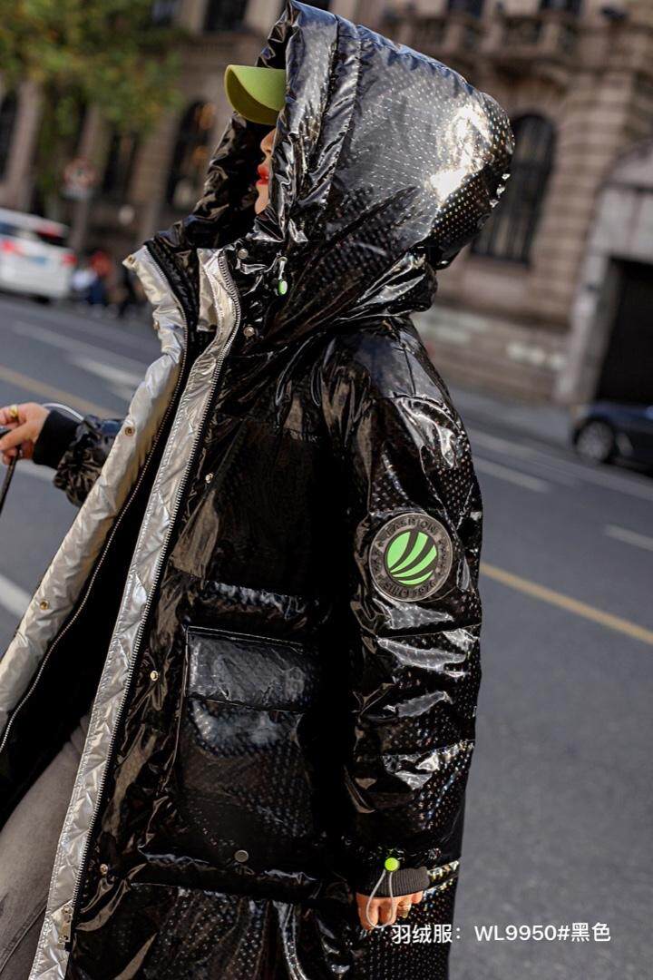 2021年冬季新款韩版宽松显瘦中长款羽绒服现货大量供应，女装羽绒服，婉伦