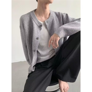 日系简约流行原宿潮流针织开衫薄款修身毛衣外套女时尚ins新款图片