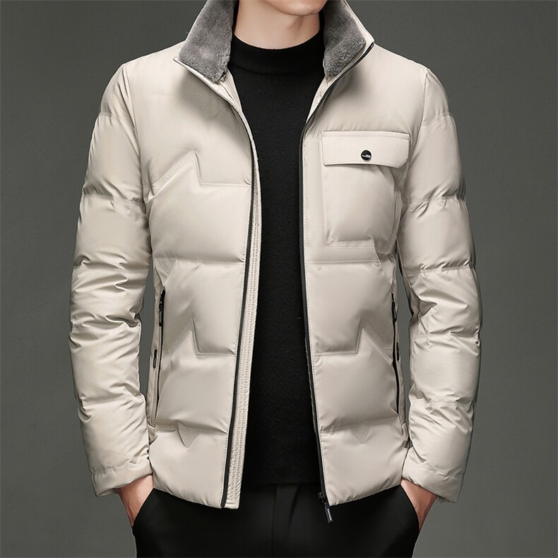 CK78190钱塘2020-2冬季厚款新款时尚休闲百搭中年男士羽绒服P195,男装羽绒服,钱塘207-2