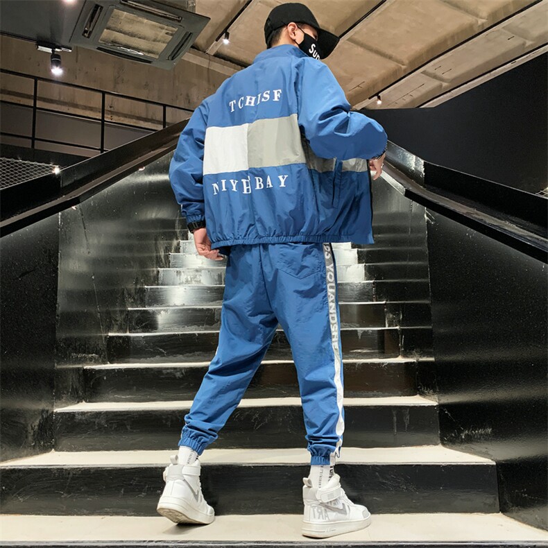 春秋装夹克外套休闲运动套装韩版潮流帅气男装搭配一套DS871TP75,男装夹克,电商A102